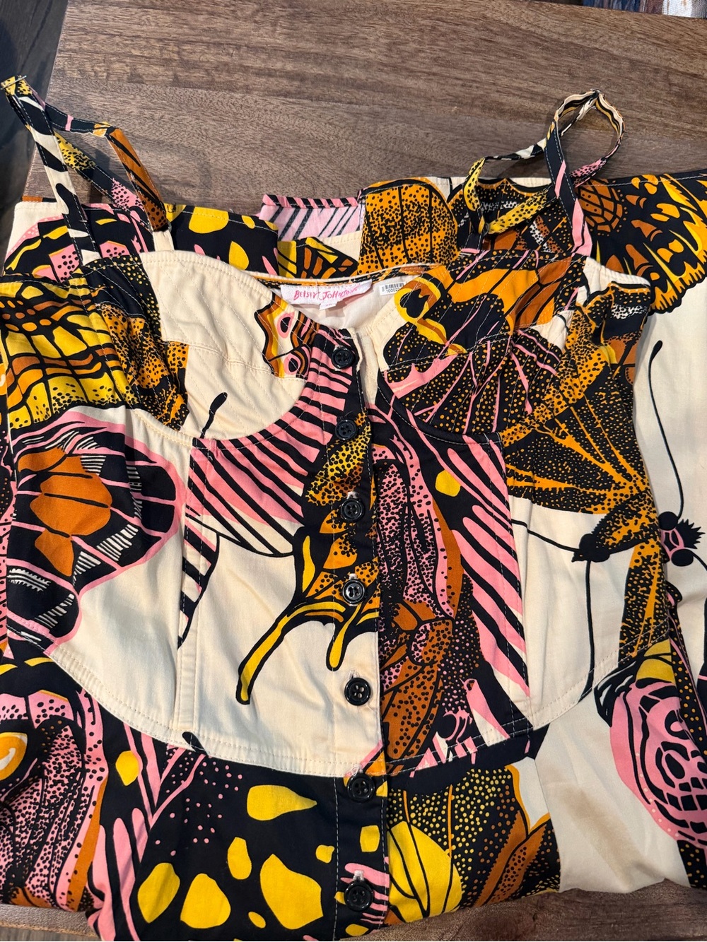 Vintage Y2K Betsey Johnson Butterfly print dress . - Picture 6 of 7